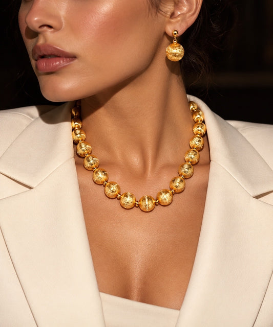 Italian Hollow Jewelry set “ Pre-order “
