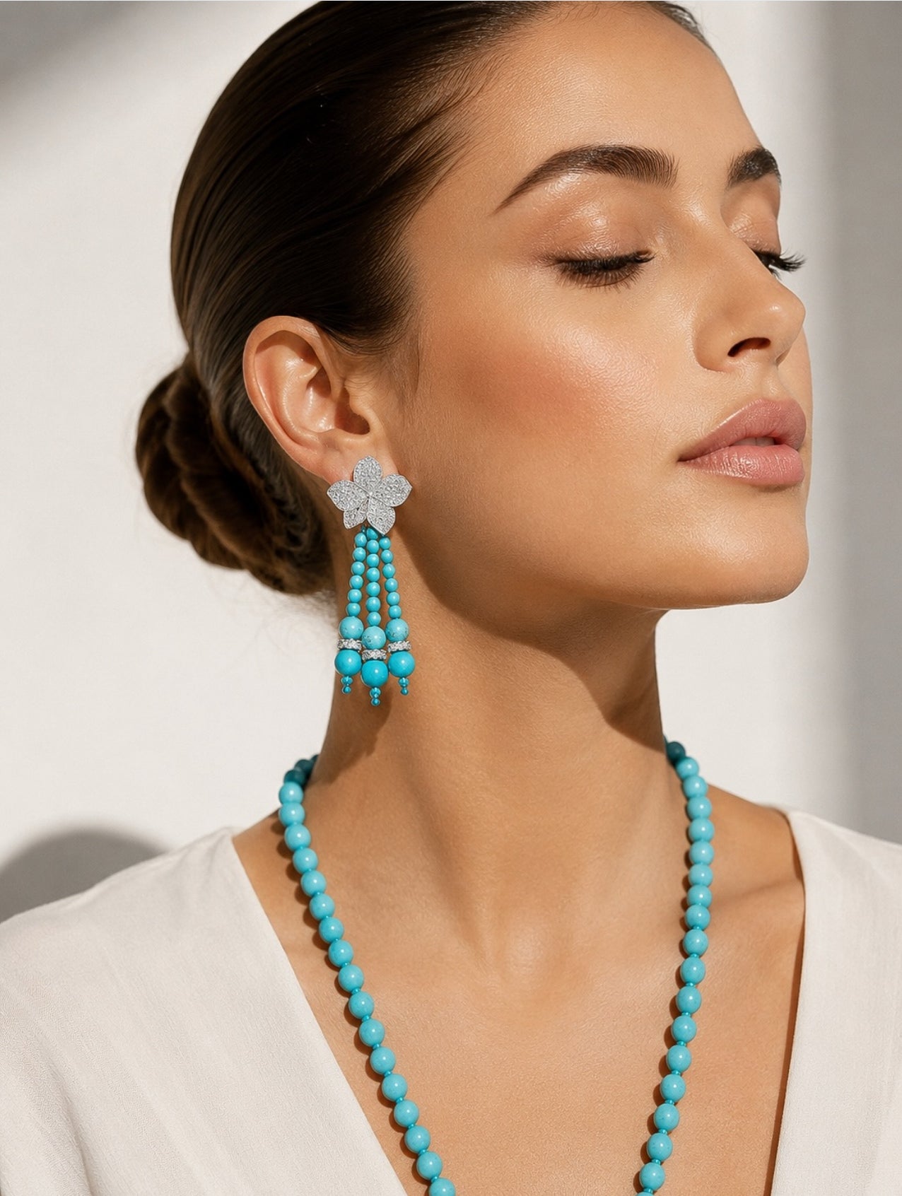 The Turquoise Fleur Set