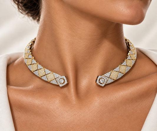 The Golden Mosaic Choker Set “Pre-order “