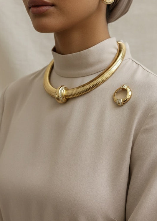 Golden Elegance Vintage Omega Set