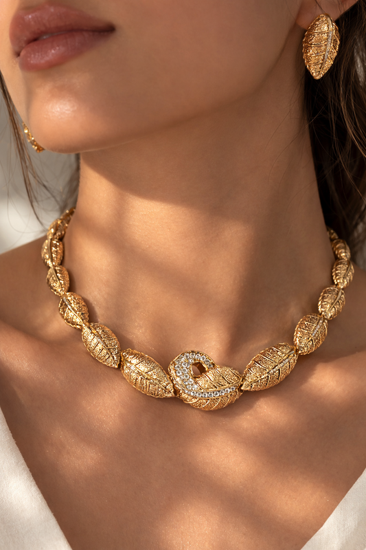 Golden Leaf Vintage Set