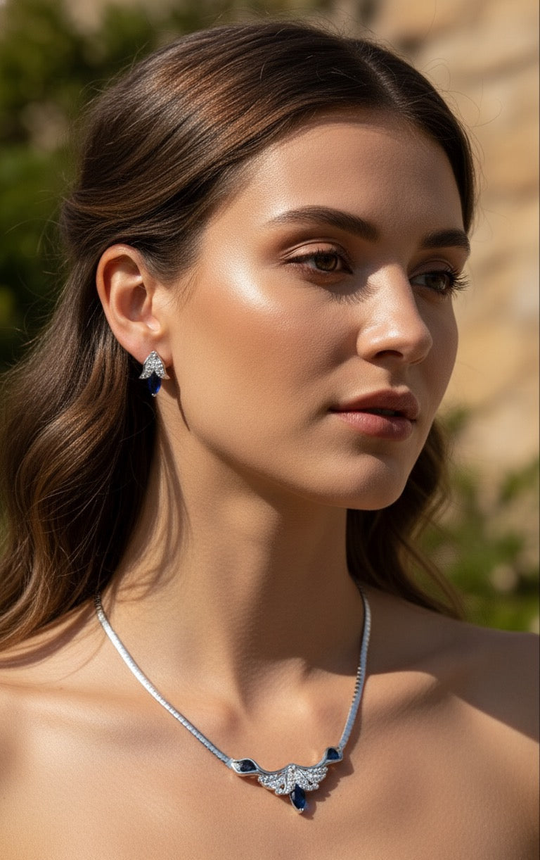 Royal Sapphire Elegance Set — From the UK 🇬🇧