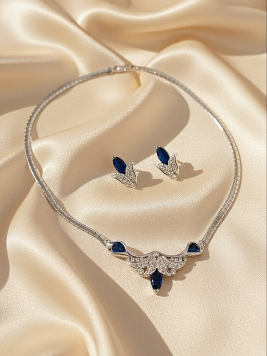 Royal Sapphire Elegance Set — From the UK 🇬🇧