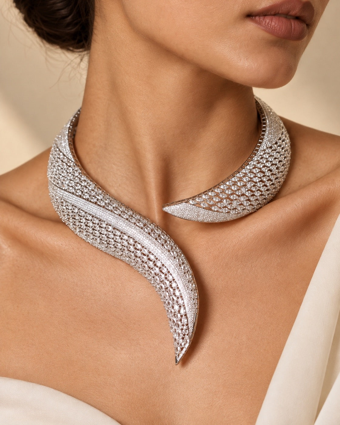 Celestial Serpent Crystal Jewelry Set
