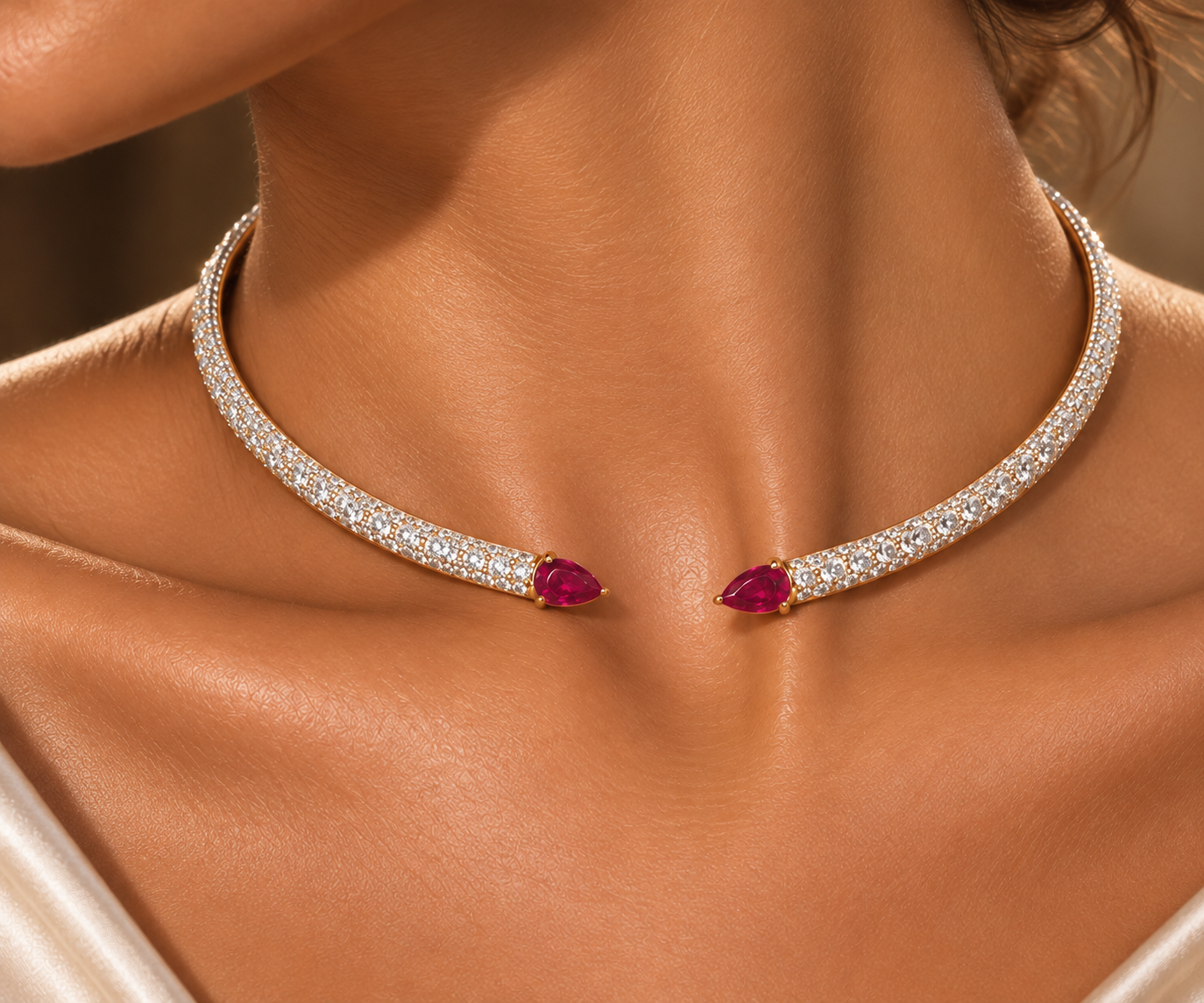 Ruby Lumière Choker Set “Pre-order “