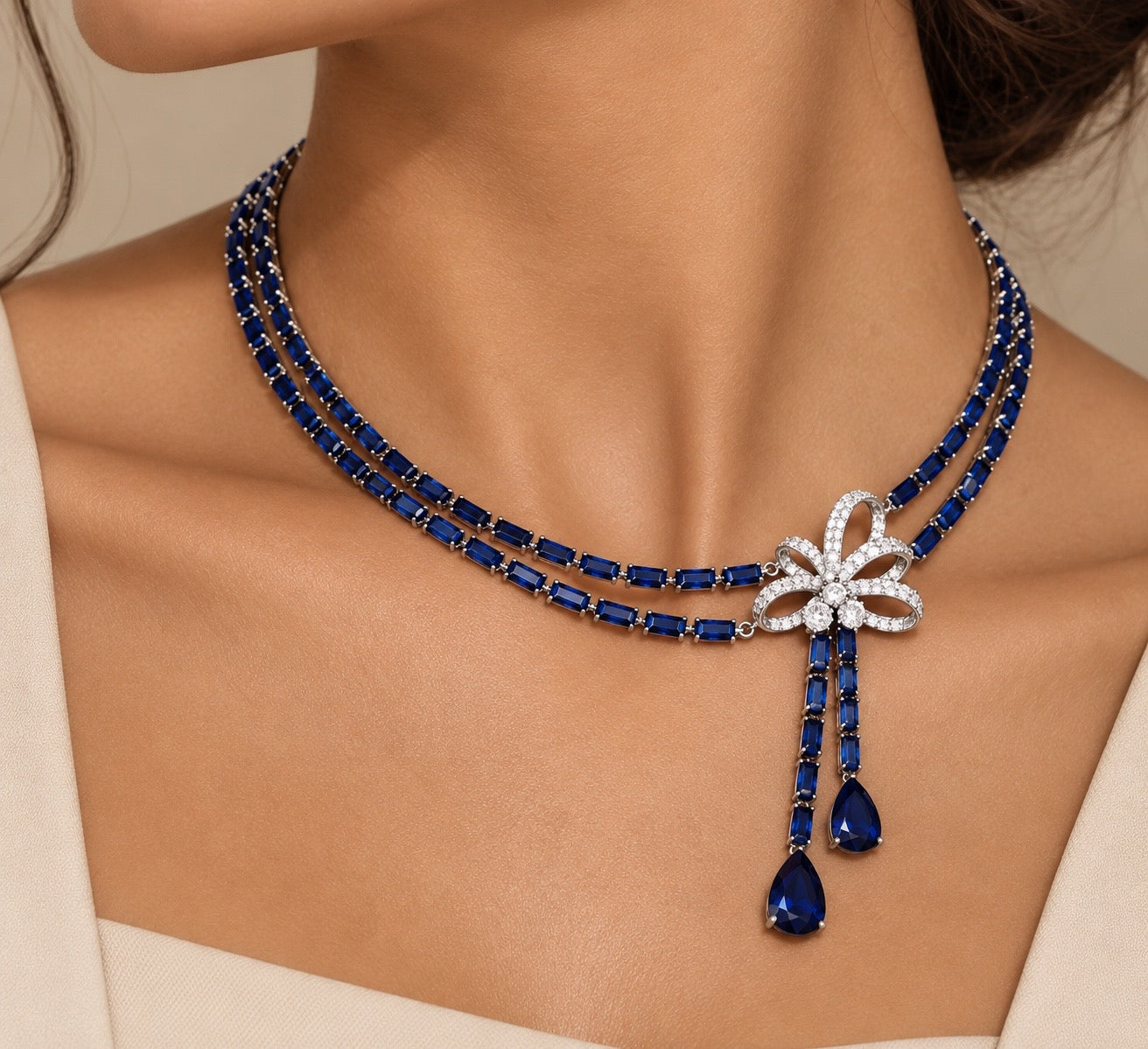 The Sapphire Bow Set “Pre-order “