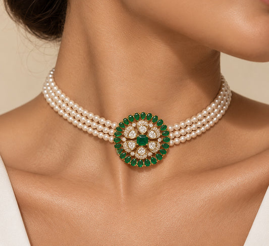 The Emerald Maharani Set “Pre-order “