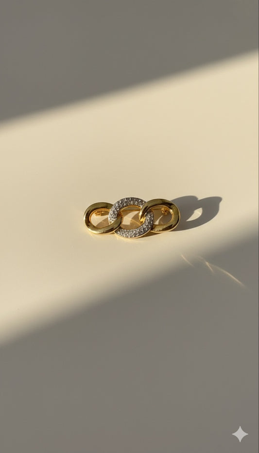 Linked Elegance Brooch