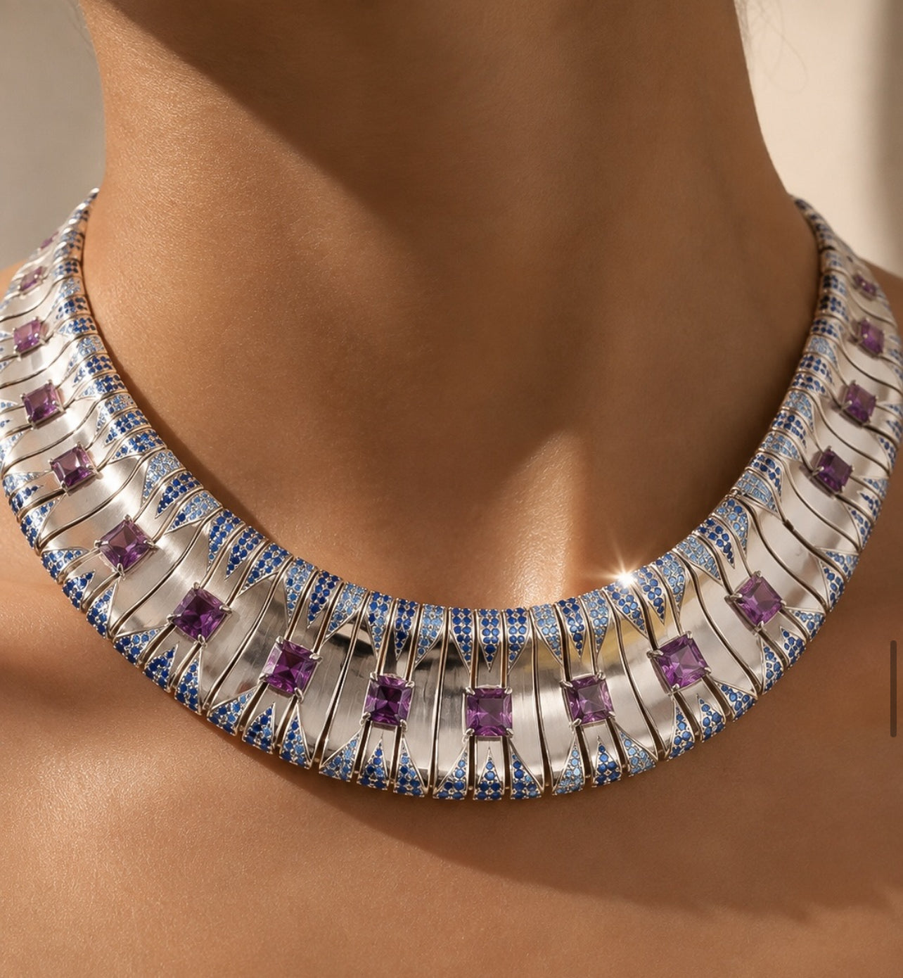 Amethyst Statement Jewelry Set “Pre-order “