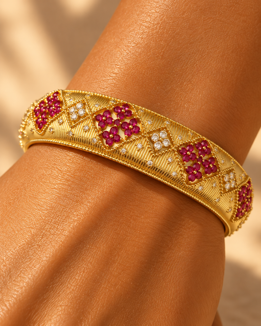 Ruby Arabesque Bracelet “Pre-order “