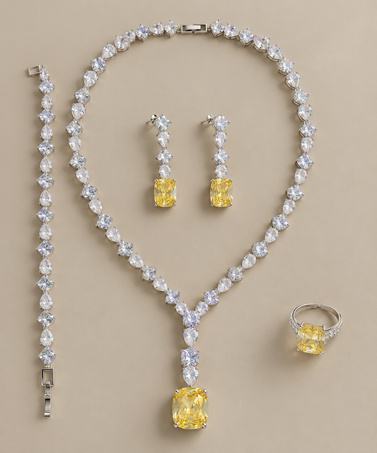 Citrine Radiance Jewelry Set “Pre-order “