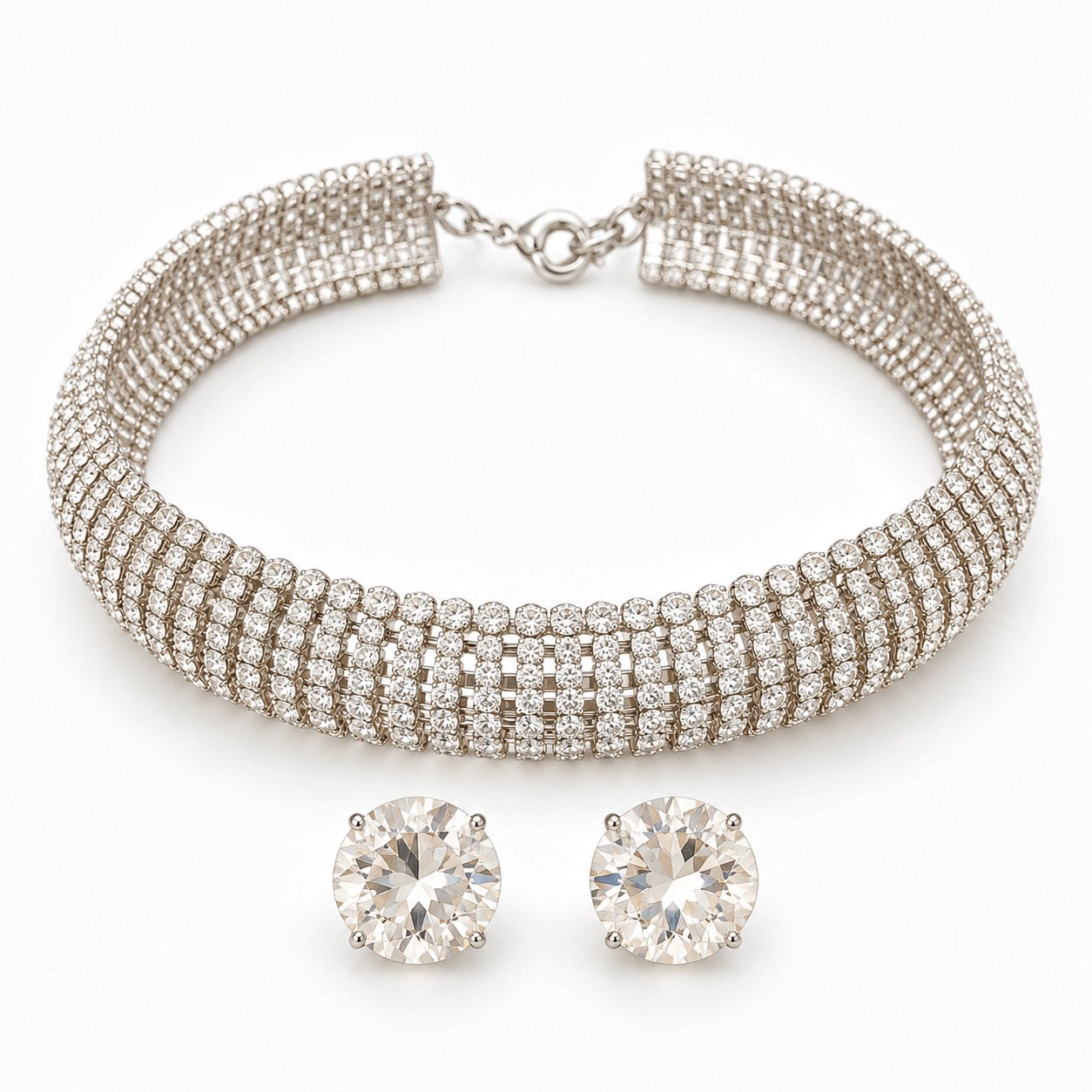 High End Éclat Crystal Choker Set “Pre-order “