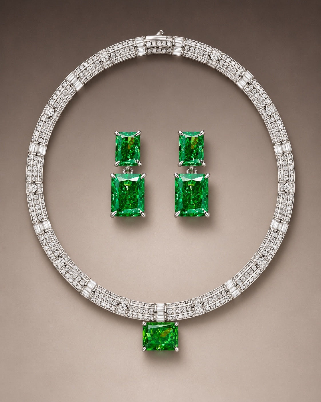 Emerald Radiance Jewelry Set "Pre-order “