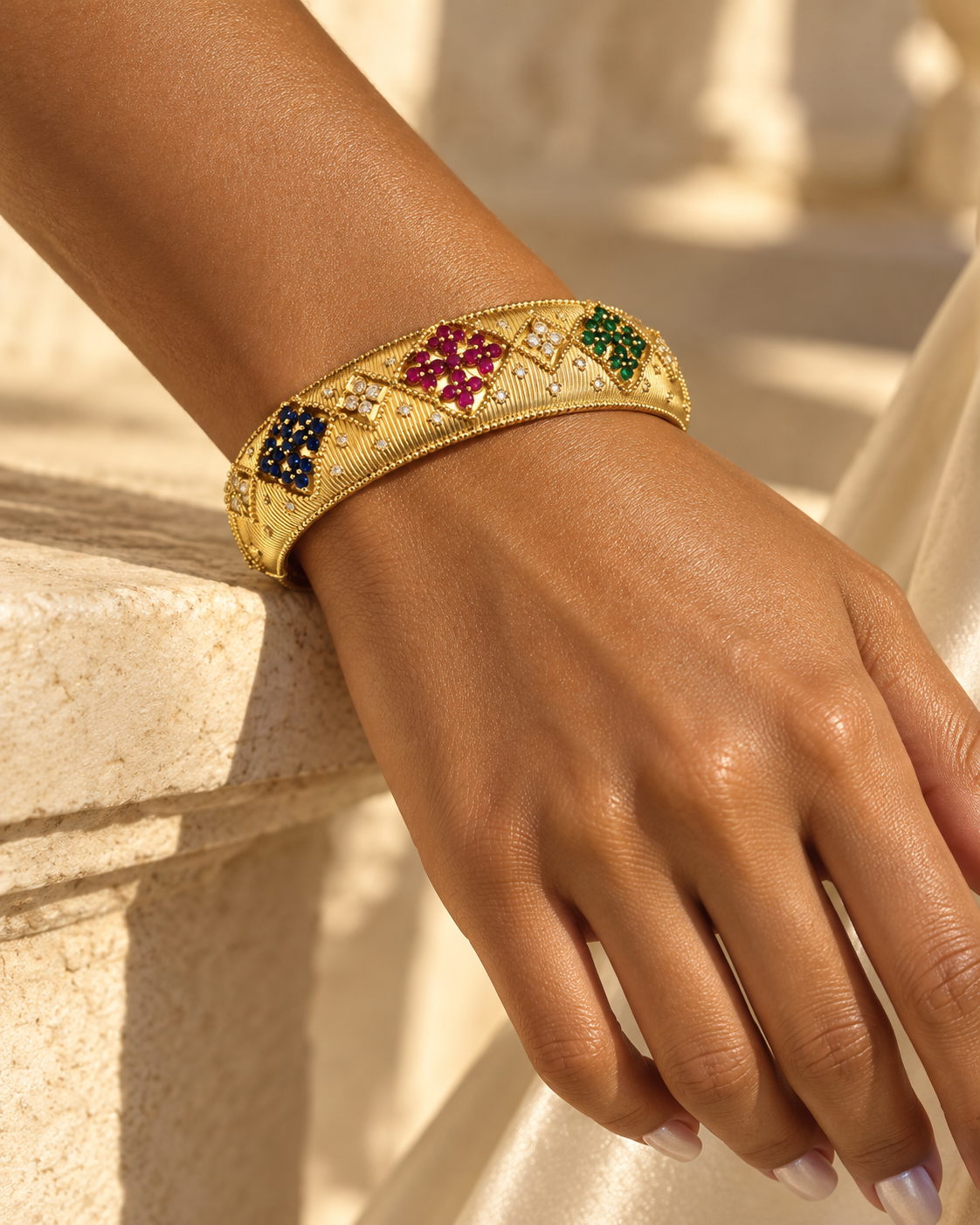 Multicolor Floral Bracelet “Pre-order “