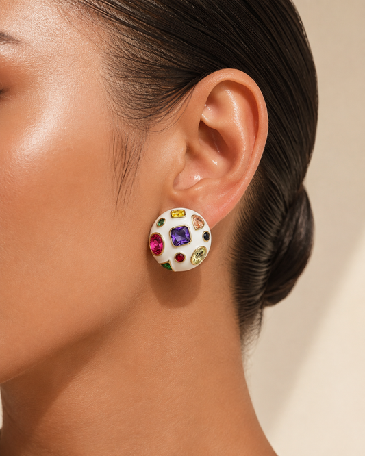 Gemstone Garden Earrings “Pre-order “