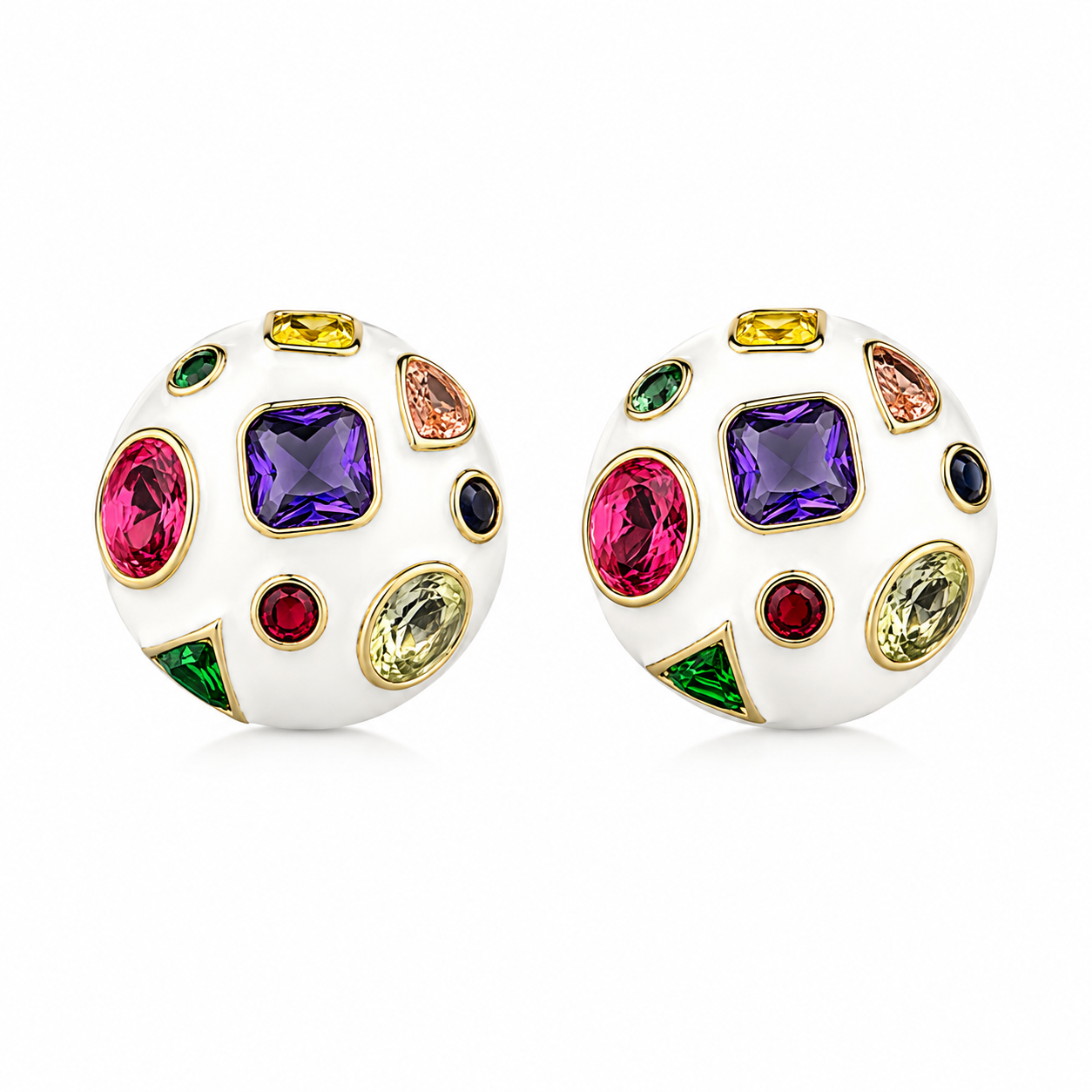 Gemstone Garden Earrings “Pre-order “