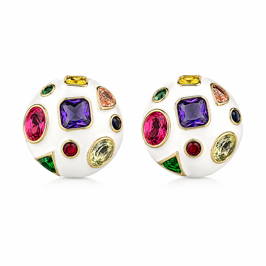 Gemstone Garden Earrings “Pre-order “