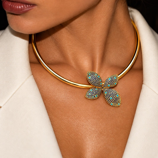 Azure Petal Jewelry Set “Pre-order “