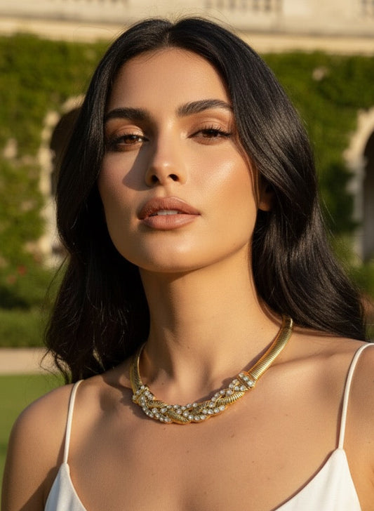Knot Crystal Necklace