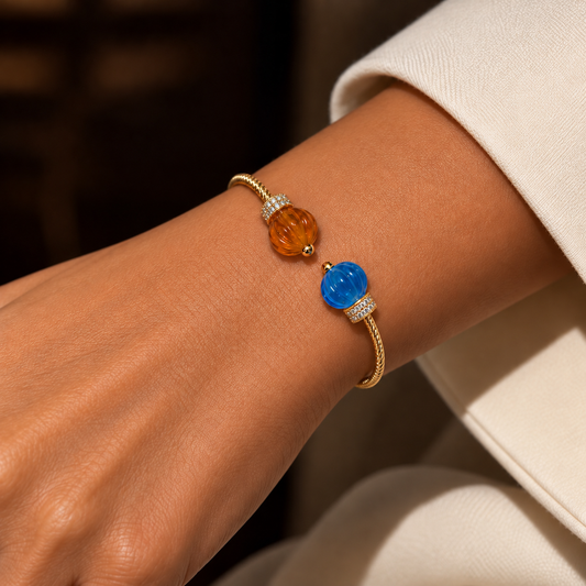 Duo Color Cuff Adjustable Bracelet “Pre-order “