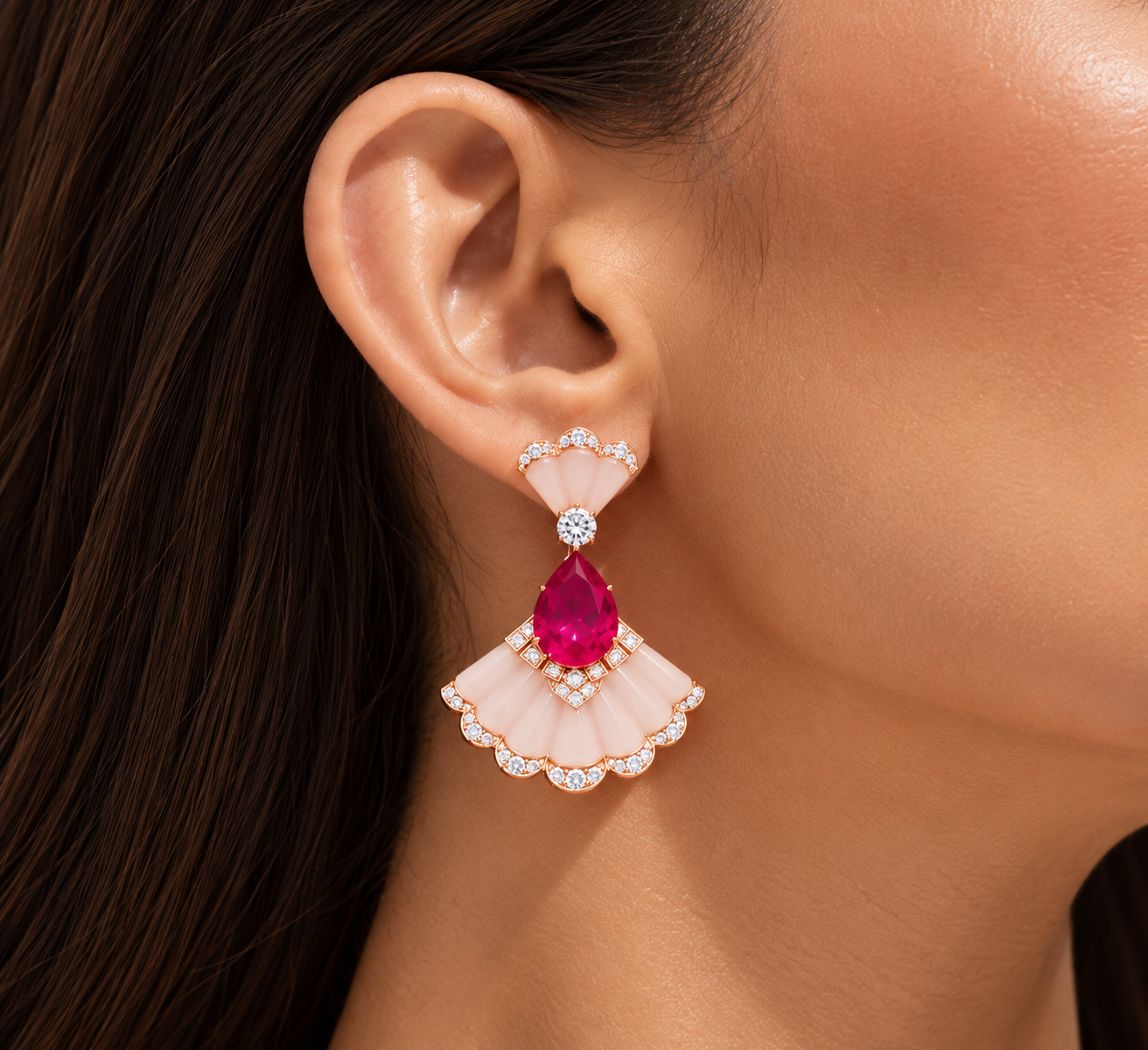 Rose Gold Blush Royale Jewelry Set “Pre-order “