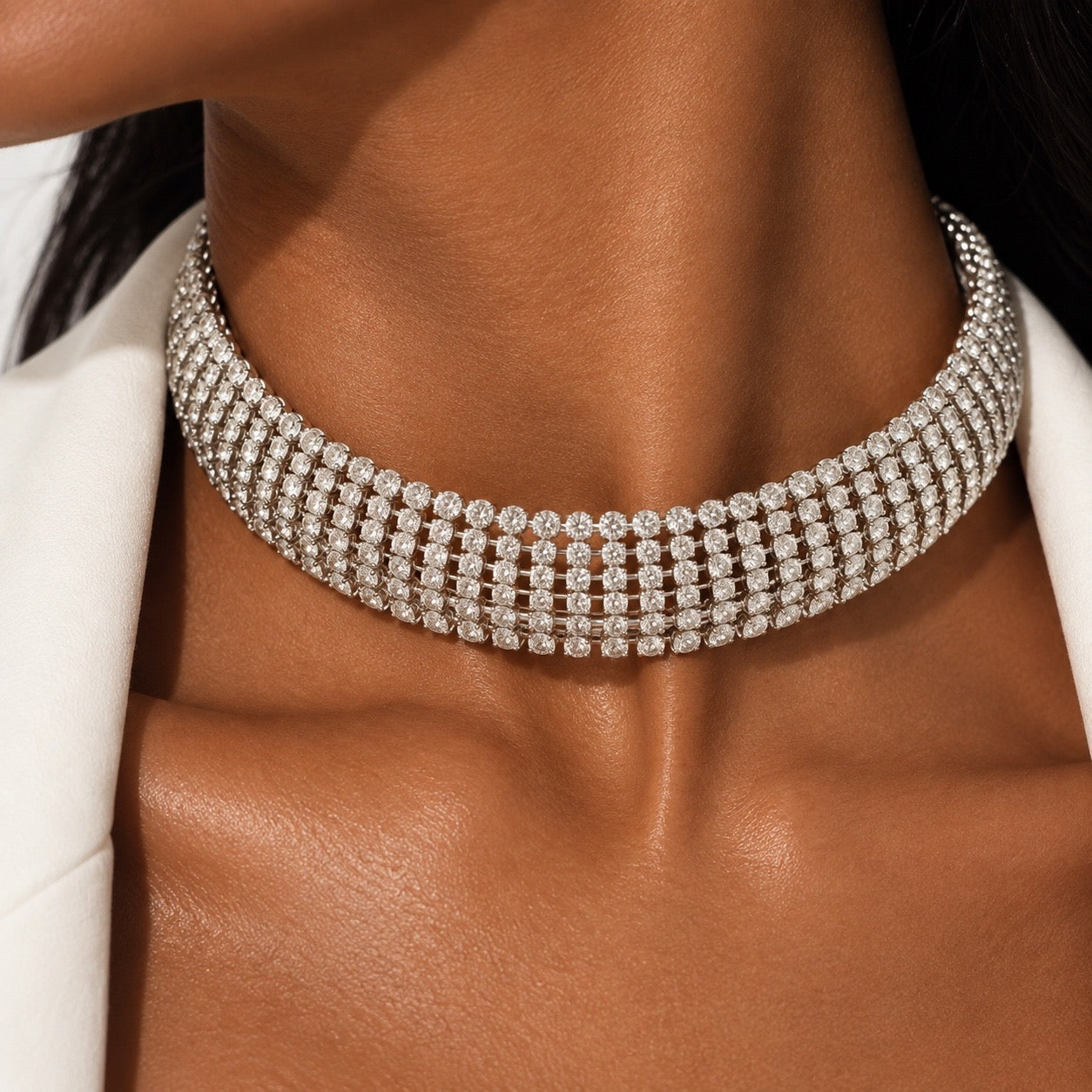 High End Éclat Crystal Choker Set “Pre-order “