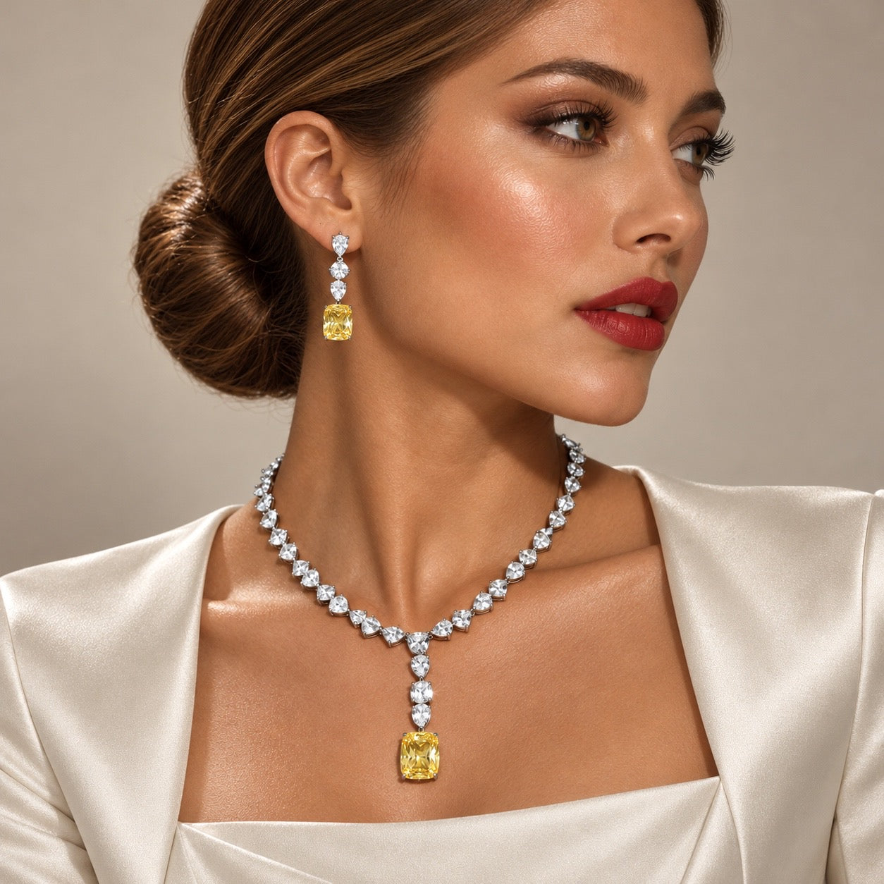 Citrine Radiance Jewelry Set “Pre-order “
