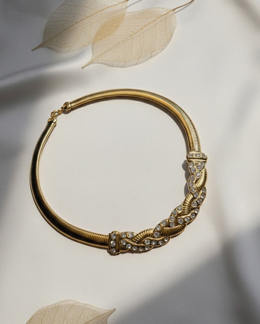 Knot Crystal Necklace