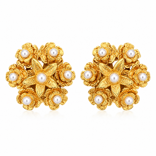 Large size clip-on earrings