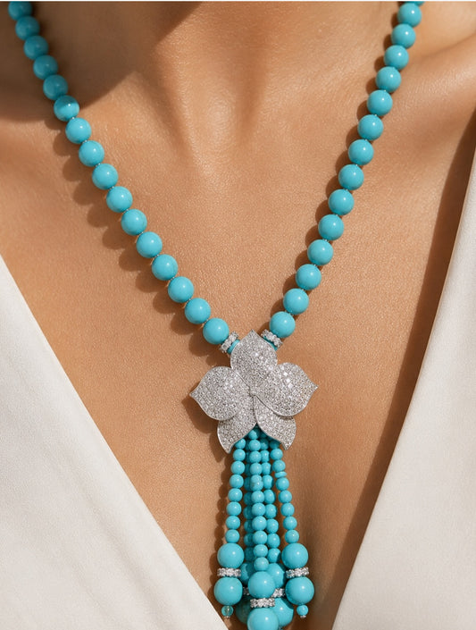 The Turquoise Fleur Set