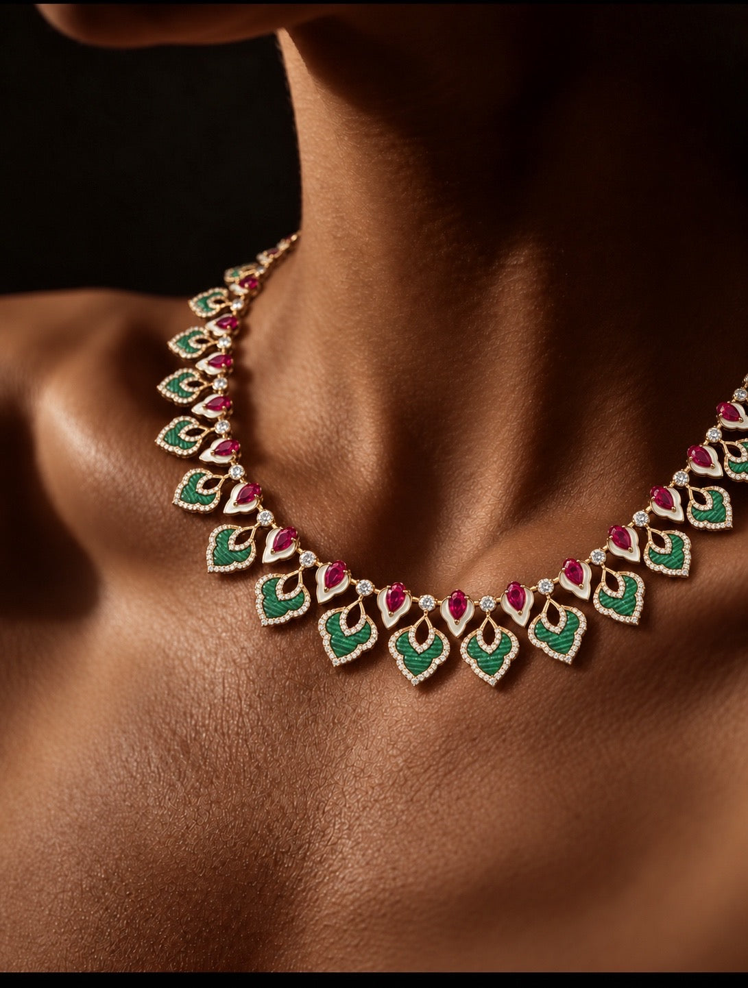 Emerald & Ruby Heritage Jewelry Set “Pre-order “