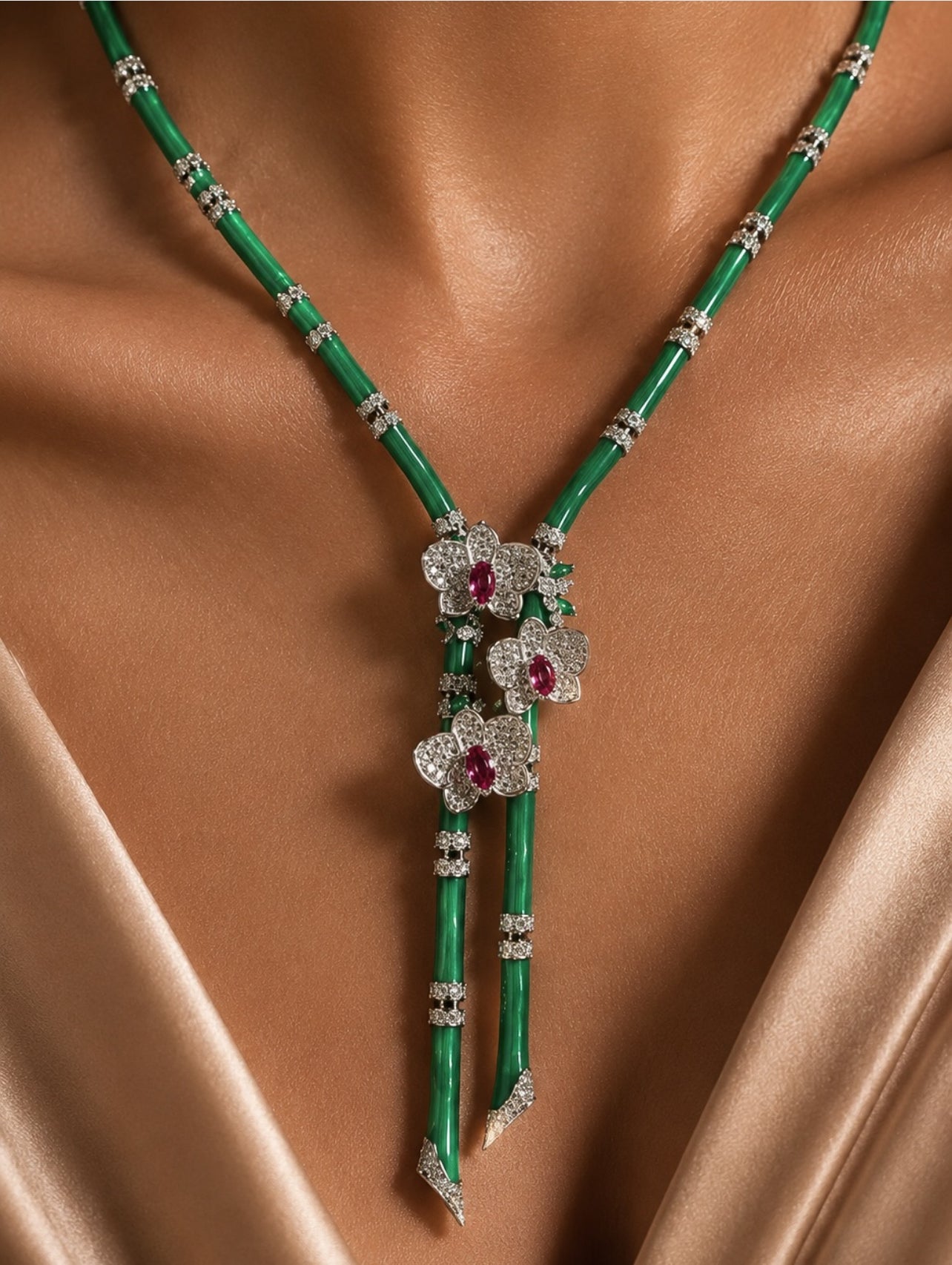 The Orchid jewelry set “Pre-order “