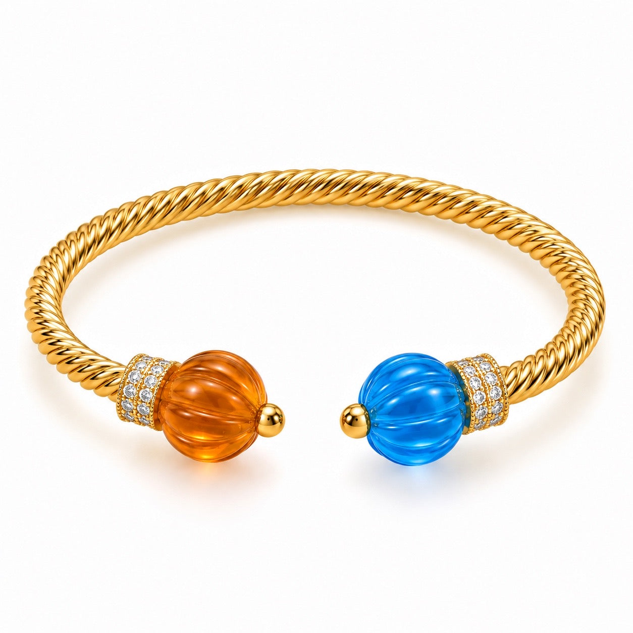 Duo Color Cuff Adjustable Bracelet “Pre-order “