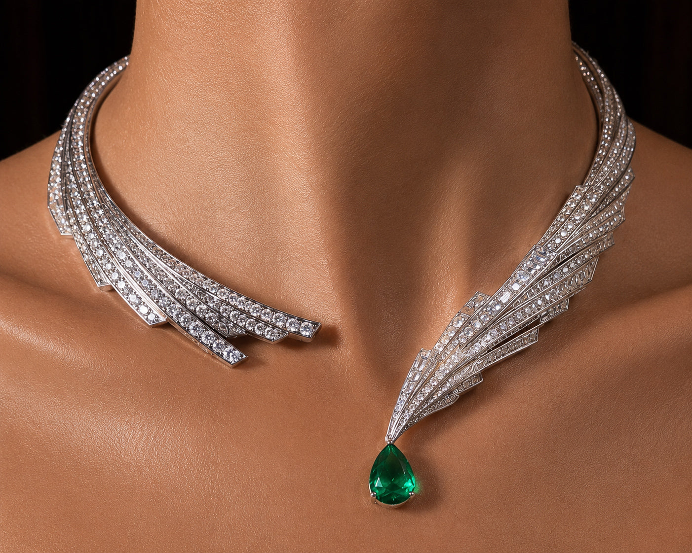 Open choker earring jewelry set “ Pre-order “