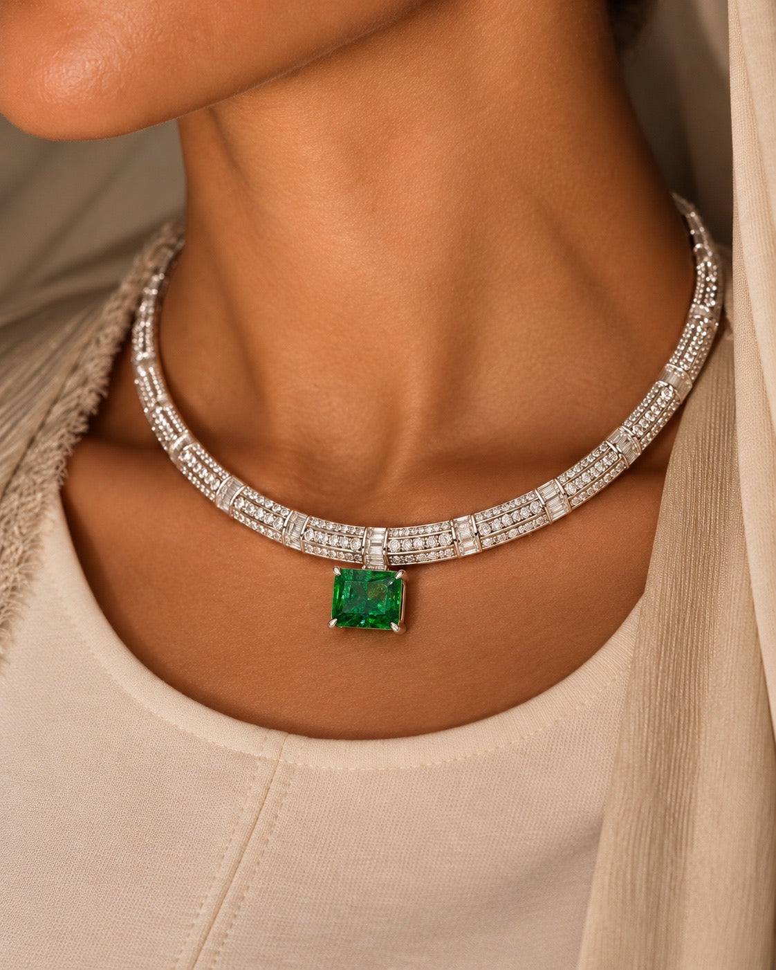 Emerald Radiance Jewelry Set "Pre-order “