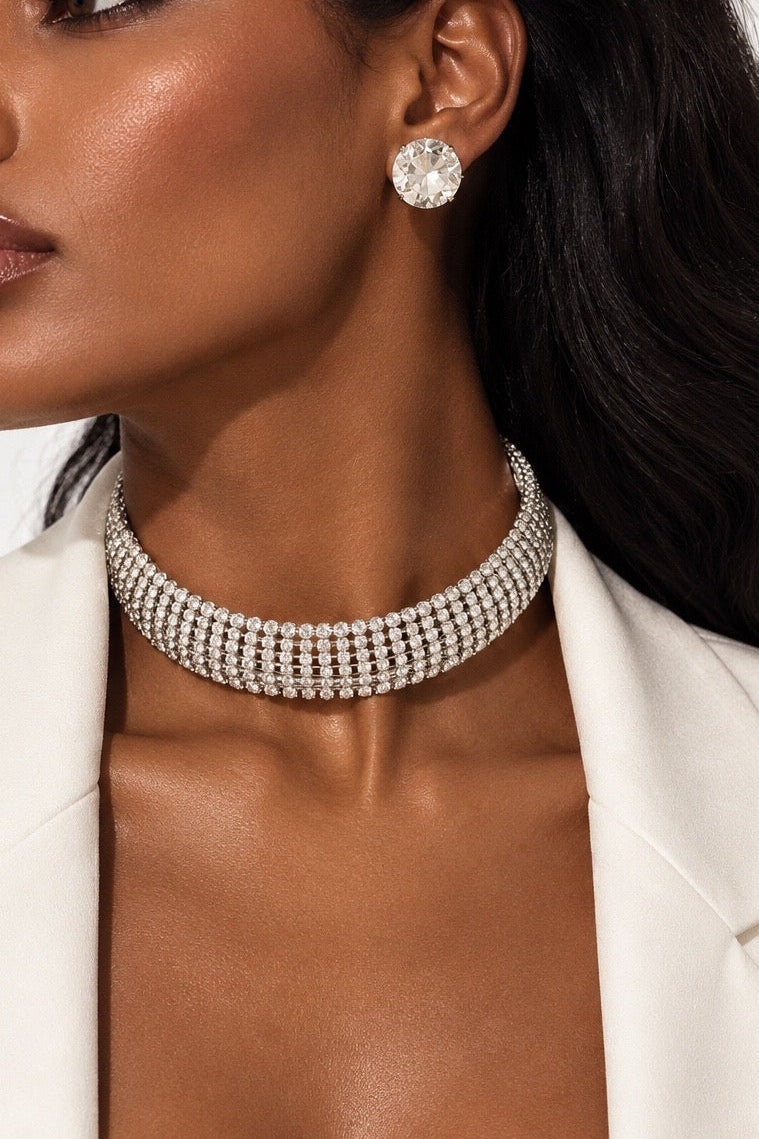 High End Éclat Crystal Choker Set “Pre-order “