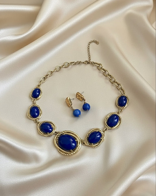 Royal Blue Statement Set