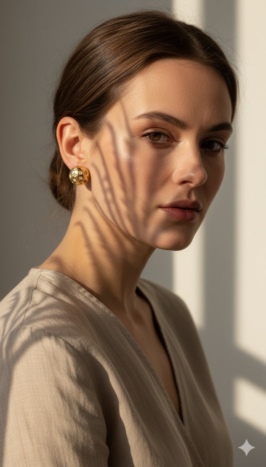 Celestial Star Clip-On Earrings