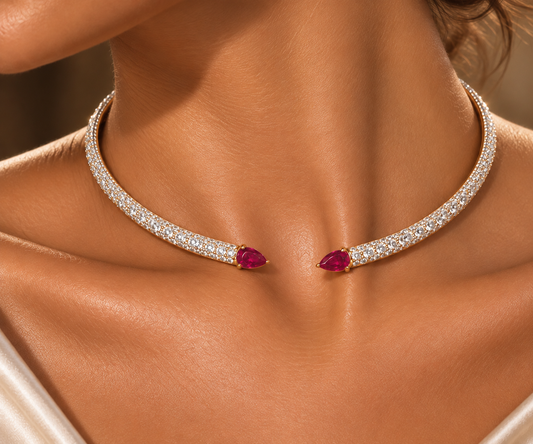 Ruby Lumière Choker Set “Pre-order “