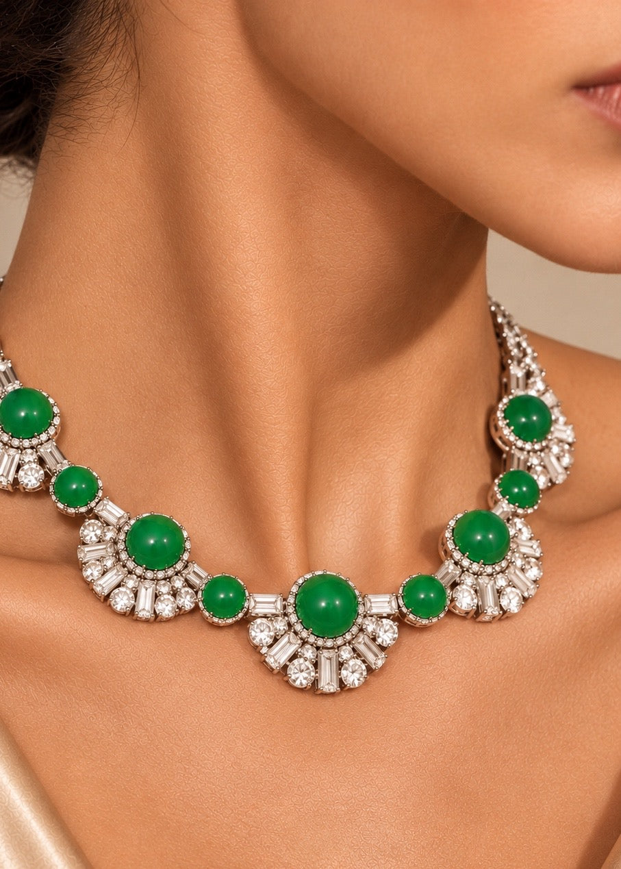 Emerald Radiance Jewelry Set “Pre-order “